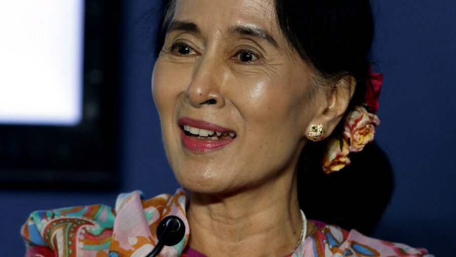 Friedensnobelpreisträgerin Aung San Suu Kyi / © Nyein Chan Naing (dpa)