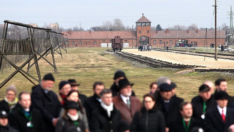 71. Jahrestag der Befreiung des Vernichtungslagers Auschwitz (dpa)