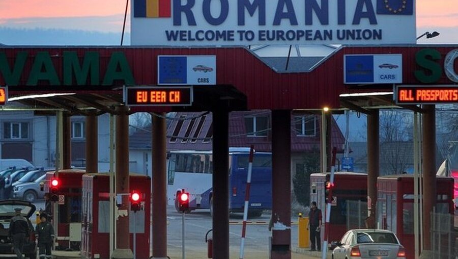 Grenze EU-Rumänien (dpa)