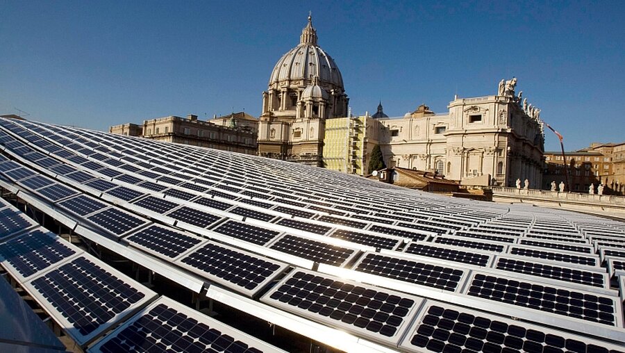 Solaranlagen auf den Dächern des Vatikan / © Christian Gennari (KNA)