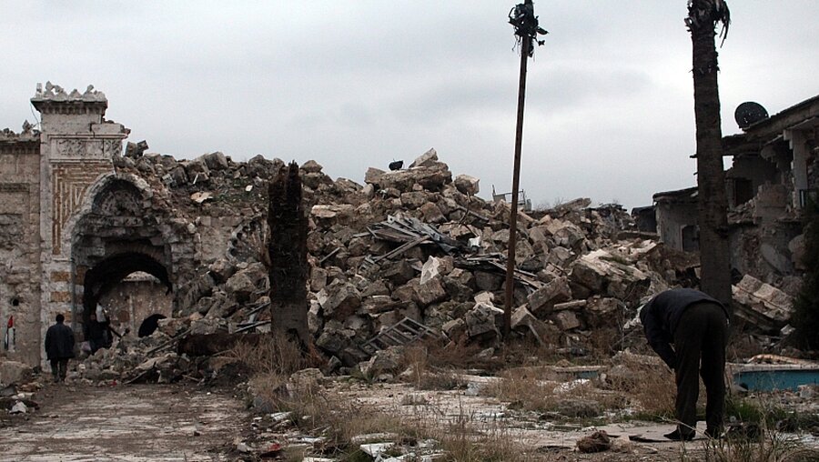 Zerstörung in Aleppo / © Str (dpa)