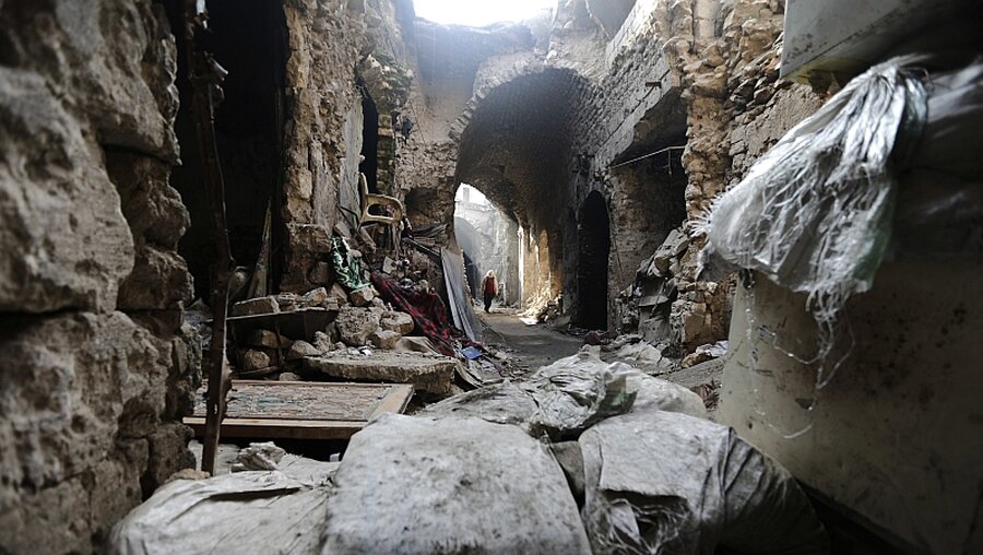 Aleppos zerstörte Altstadt / © Hassan Ammar (dpa)