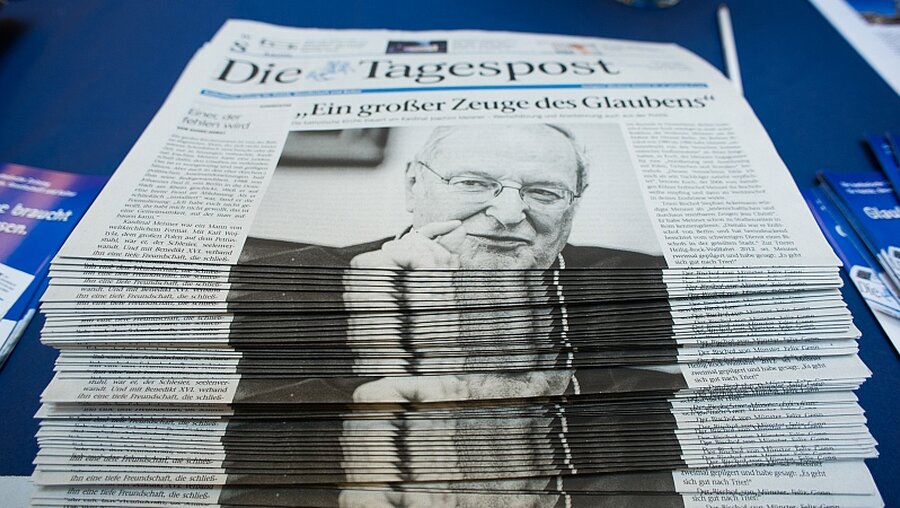 Ausgabe der Würzburger "Tagespost" / © Bert Bostelmann (KNA)
