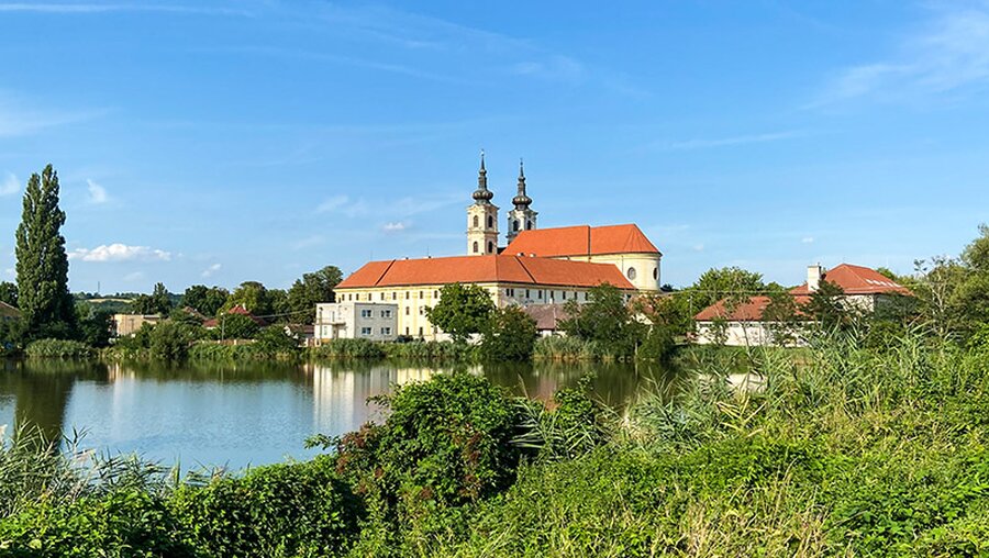 Basilika von den Sieben Schmerzen Mariens in Sastin-Straze, Slowakei / © Johannes Senk (KNA)