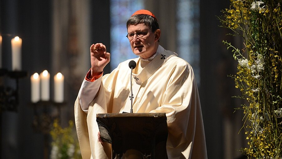 Bei der Predigt: Kardinal Woelki / © Tomasetti (DR)