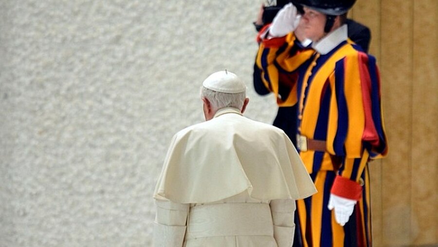 Ein Papst nimmt Abschied: Benedikt XVI. (epd)