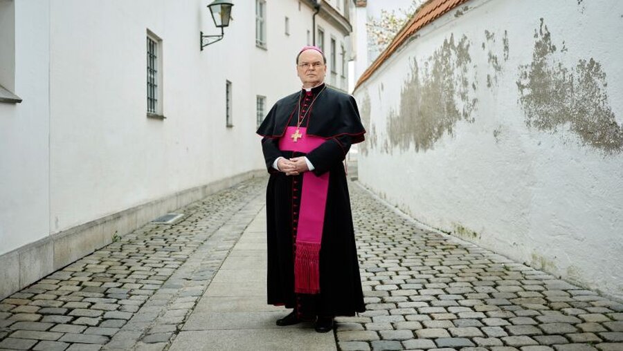 Bischof Bertram Meier / © Dieter Mayr (KNA)