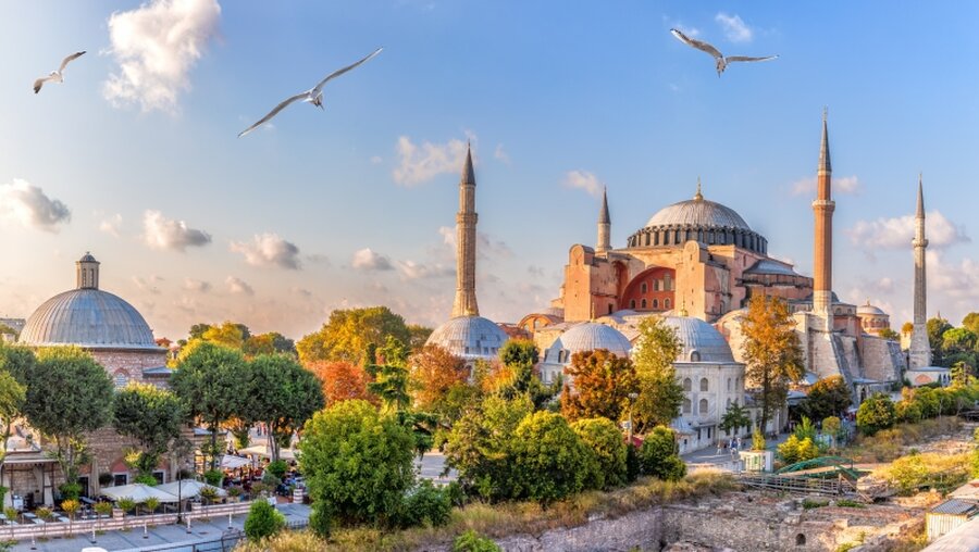 Blick auf die Hagia Sophia in Istanbul / © AlexAnton (shutterstock)