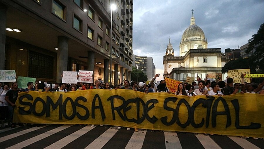 Proteste in Brasilien (dpa)