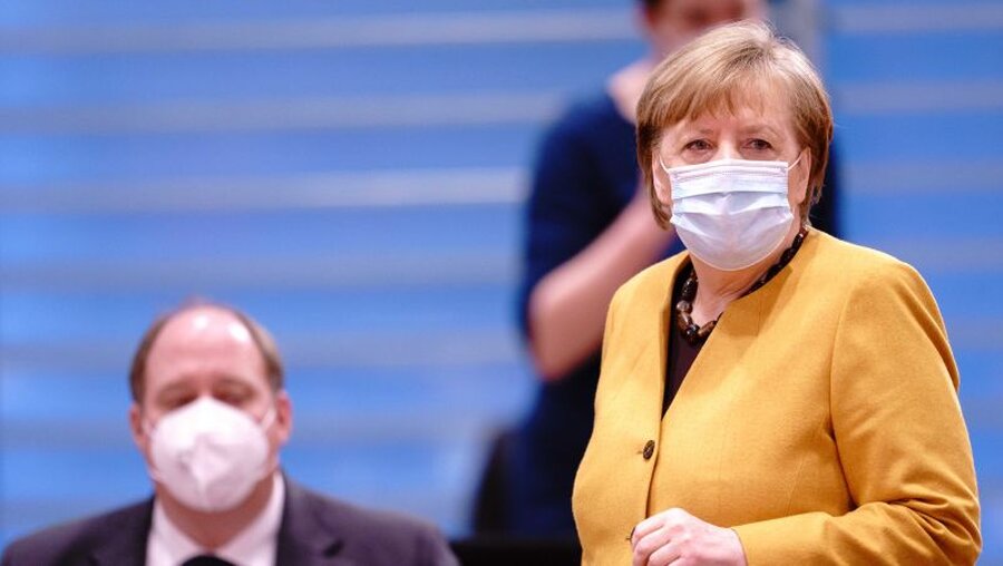 Bundeskanzlerin Angela Merkel / © Kay Nietfeld (dpa)