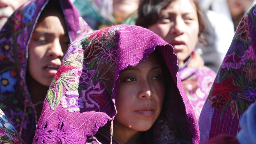 Chiapas während eines Gottesdienstes / © Paul Haring (KNA)