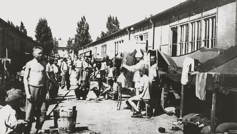 Priesterbaracke in Dachau (KNA)