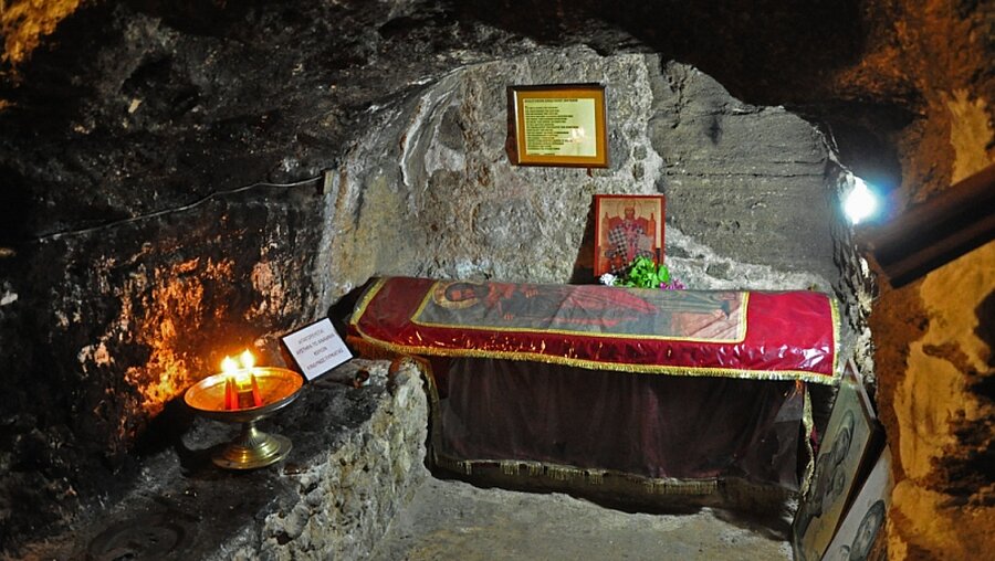 Das Grab des Zypern-Apostels Barnabas (KNA)