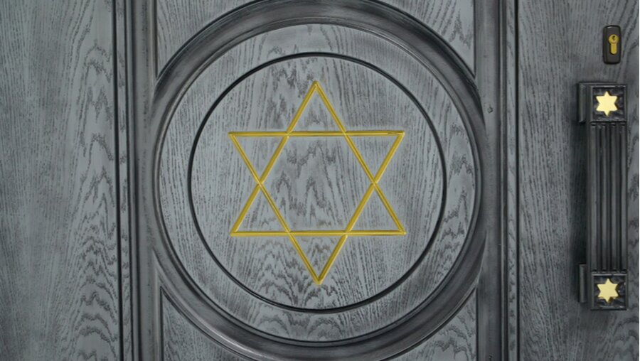 Davidstern an der Tür einer Synagoge / © Irina Borsuchenko (shutterstock)