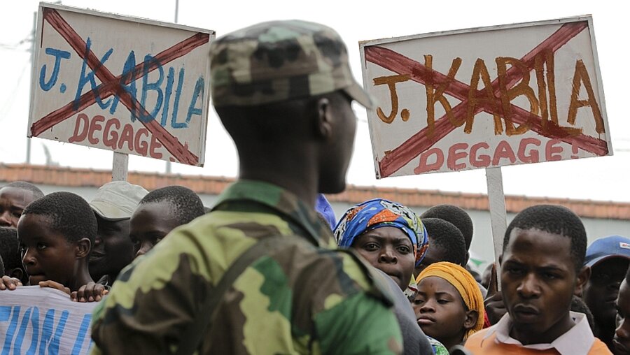 Demonstration gegen den Präsidenten Kabila in Goma, im Kongo / © Dai Kurokawa (dpa)
