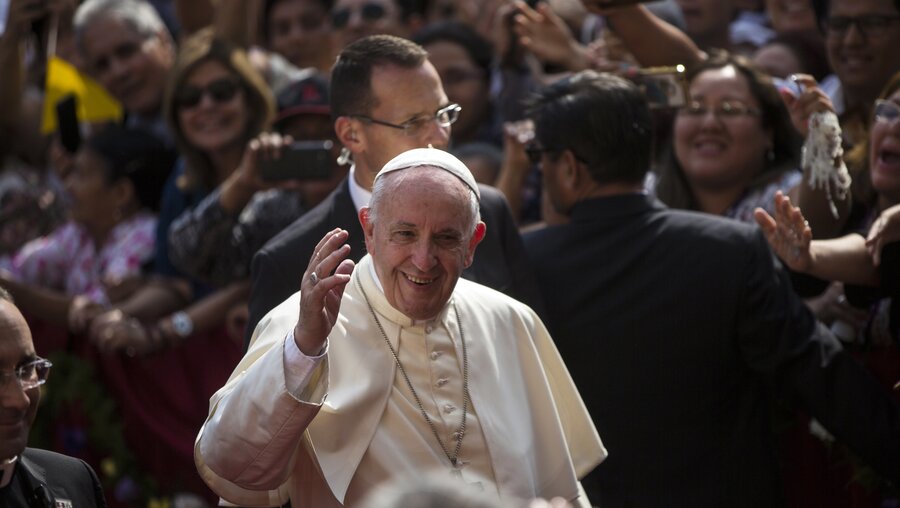 Der Papst in Lima / © Rodrigo Abd (dpa)