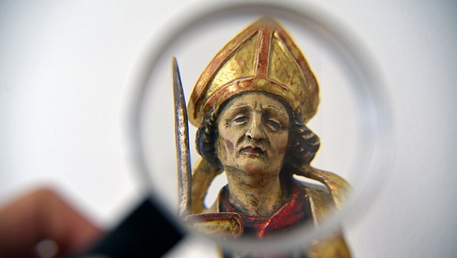 Figur des Heiligen Bonifatius / © Patrick Kleibold (Bonifatiuswerk)