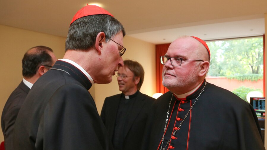 Die Kardinäle Woelki und Marx / © Markus Nowak (KNA)
