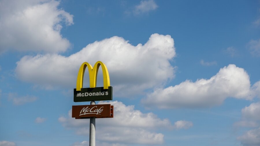 Diskussion um Kunst mit McDonalds-Maskottchen / © Jan Woitas (dpa)