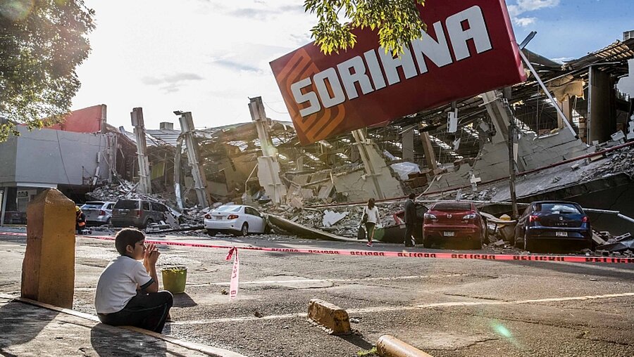 Erdbeben in Mexiko / © German Eluniversal (dpa)