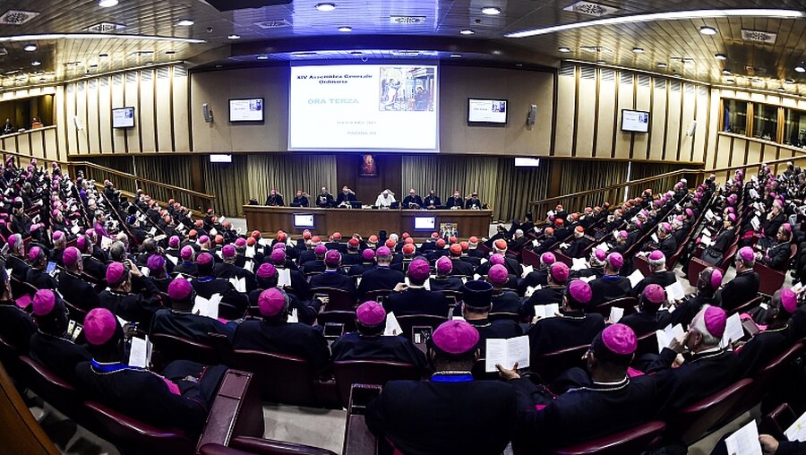 Bischöfe in der Synodenaula / © Cristian Gennari (KNA)