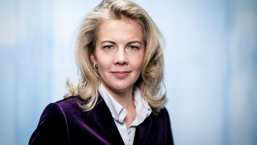 FDP-Generalsekretärin Linda Teuteberg / © Kay Nietfeld (dpa)