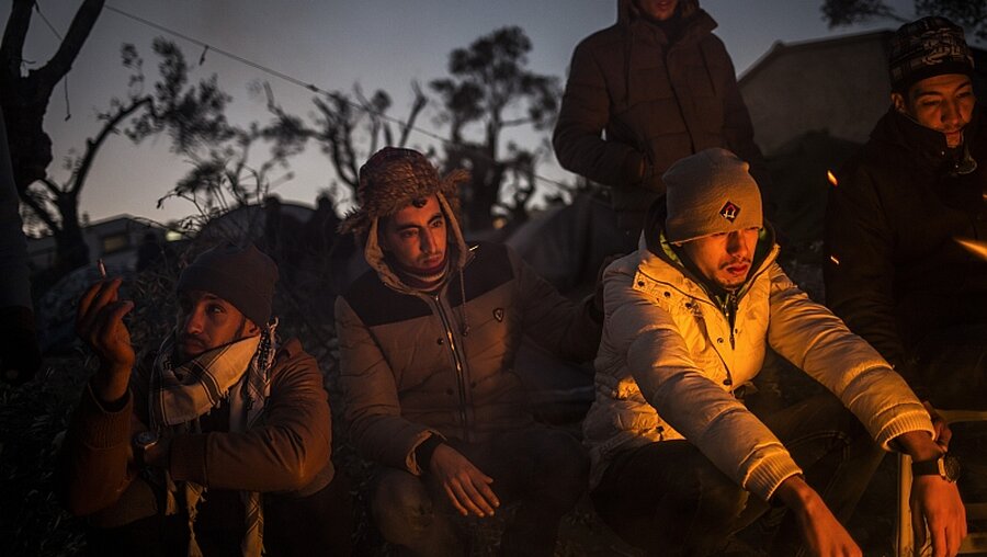 Flüchtlinge aus Marokko / © Socrates Baltagiannis (dpa)