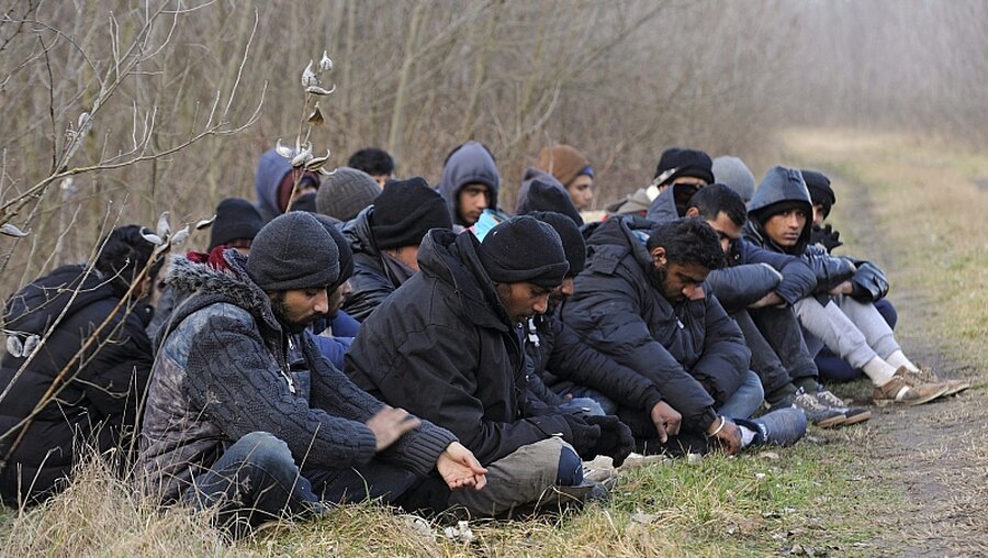 Flüchtlinge in Ungarn / © Zoltan Gergely Kelemen (dpa)