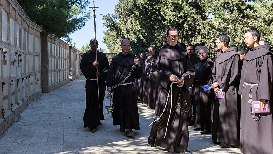 Franziskaner in Jerusalem / © Andrea Krogmann (KNA)