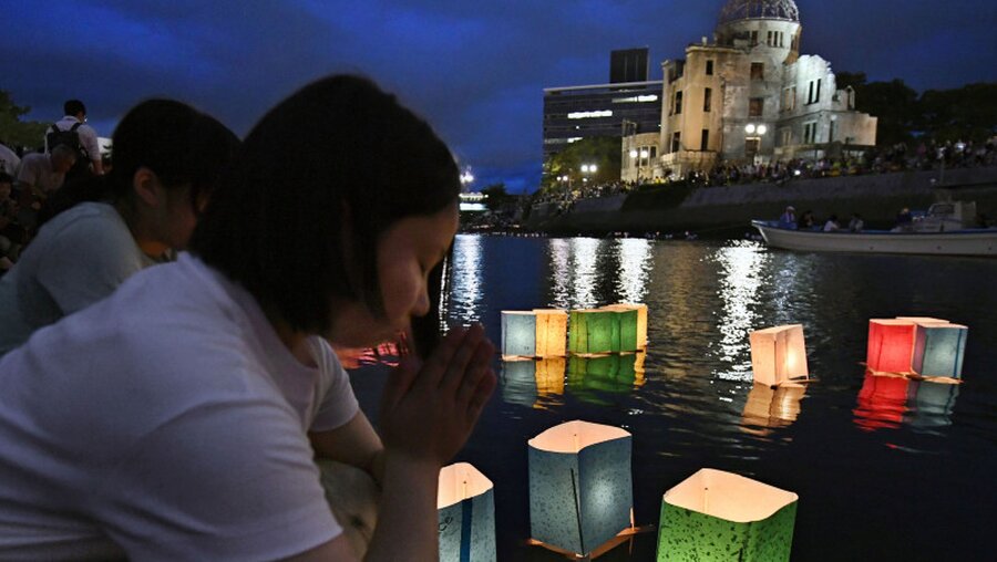 Gedenken an die Opfer des Atombombenabwurfs über Hiroshima (dpa)