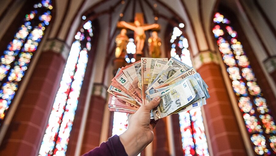 Wie würde ein Katholikentag in Erfurt finanziert? / © Harald Oppitz (KNA)