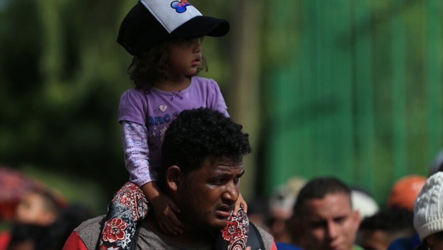 Honduranische Flüchtlinge / © Morena Perez Joachin (dpa)