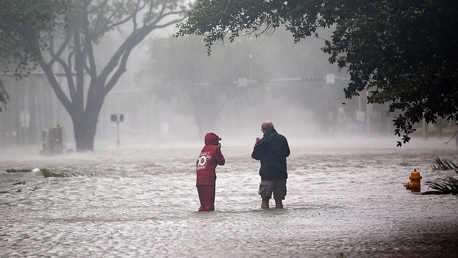 Überflutungen in Miami / © Wilfredo Lee (dpa)