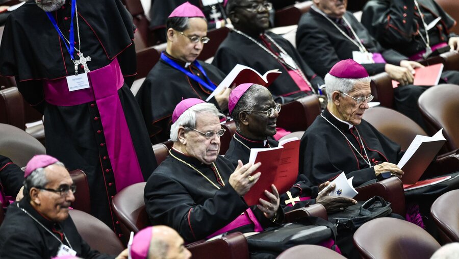 Bischöfe in der Synodenaula im Vatikan (Archiv) / © Cristian Gennari/Romano Siciliani (KNA)