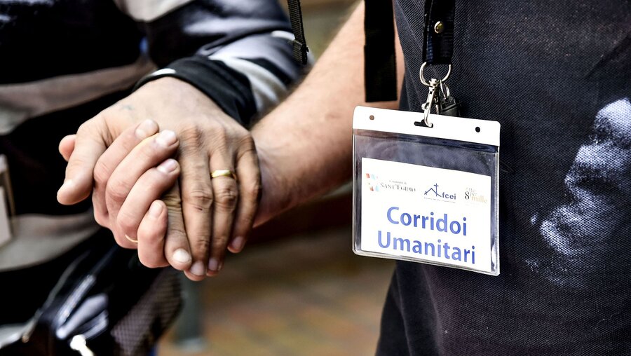Ankunft von Flüchtlingen in Rom / © Cristian Gennari/Romano Siciliani (KNA)