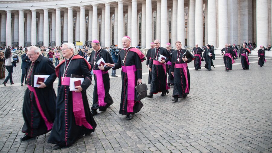 Bischöfe der Deutschen Bischofskonferenz (DBK) / © Massimigliano Migliorato/CPP (KNA)