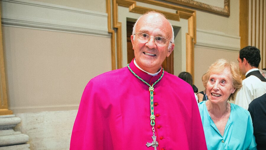 Erzbischof Alfred Xuereb am 27. August 2022 im Vatikan. / © Alessia Giuliani/CPP (KNA)