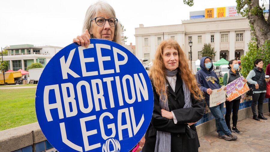 Demonstration für Abtreibungsrecht in Kalifornien / © Pat Mazzera (dpa)