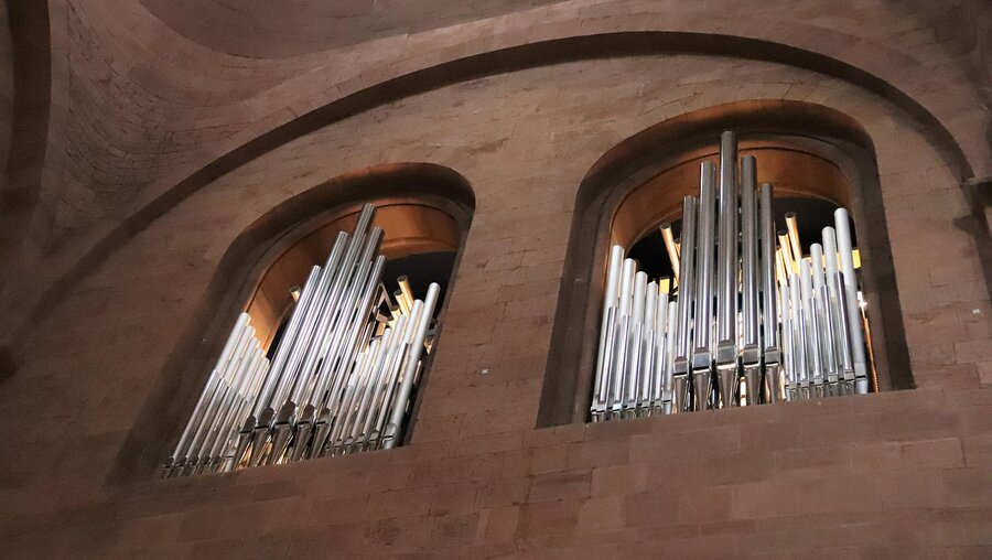 Neue Orgel im Ostchor des Mainzer Doms / © Hoffmann (Bistum Mainz)