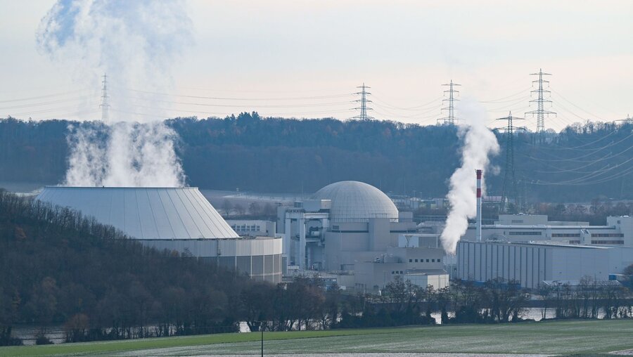 Kernkraftwerk Neckarwestheim / ©  Bernd Weißbrod (dpa)