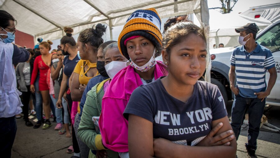 Migranten in Mexiko / © Jair Cabrera Torres (dpa)
