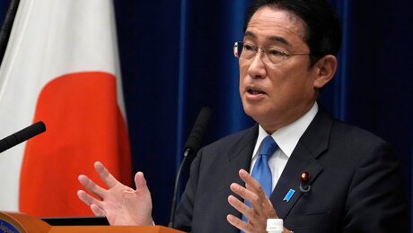 Fumio Kishida, Premierminister von Japan / © Shuji Kajiyama (dpa)