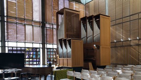 Orgel in der Kapelle des Weltkirchenrates