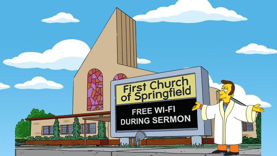 Die Kirche der Simpsons, Fist Church of Springfield / © relevantmagazine.com