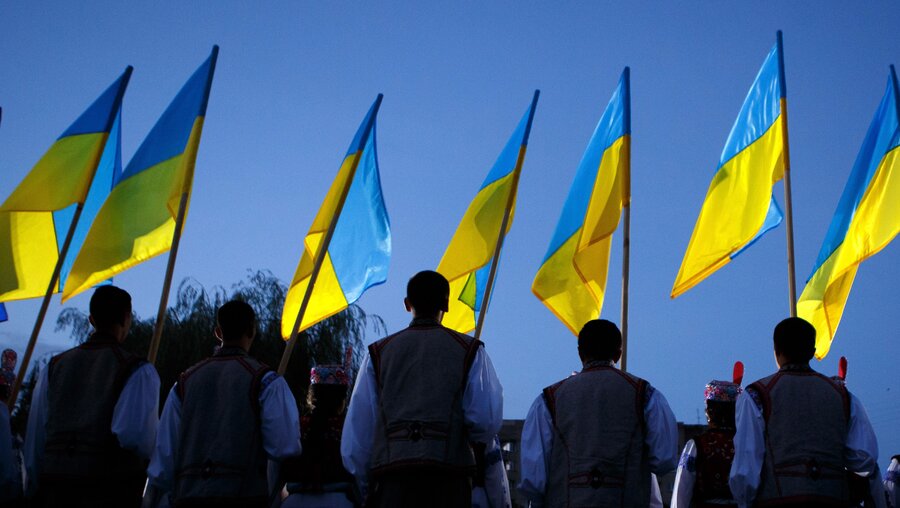 Feiern zum ukrainischen Nationalfeiertag / © Ukrinform (dpa)