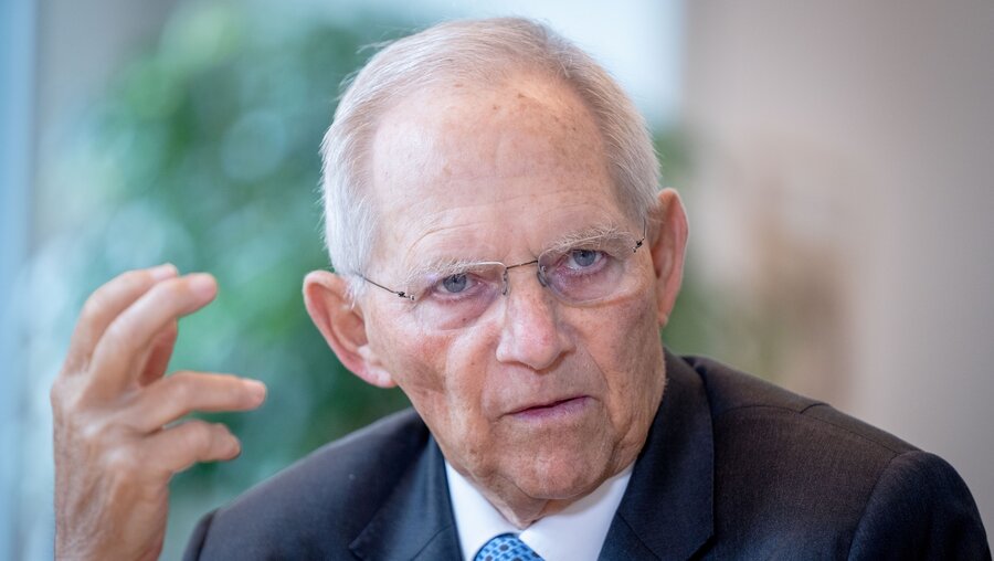 Wolfgang Schäuble (CDU) / © Kay Nietfeld (dpa)