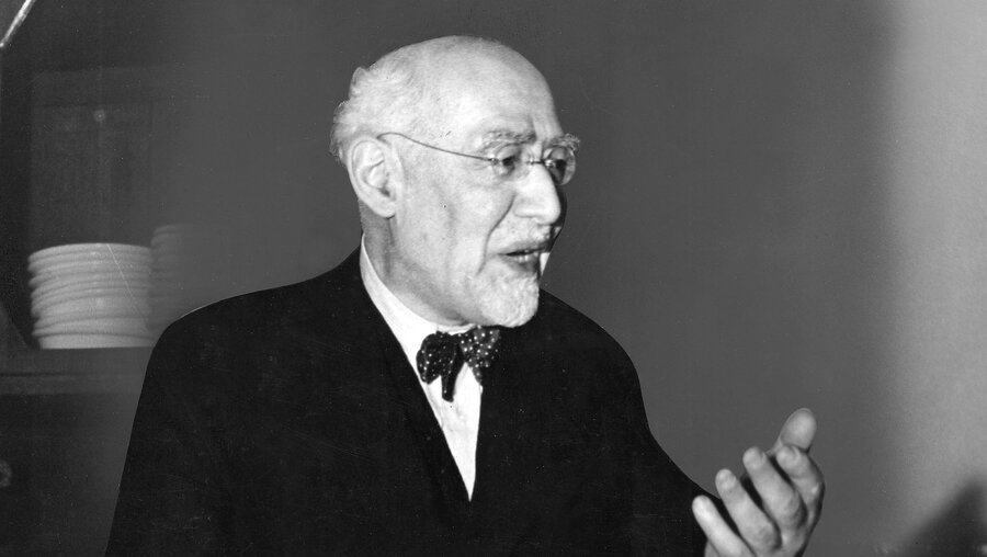 Rabbiner Leo Baeck im Jahr 1948 / © Archiv Leo-Baeck.Org/Jüd. Allgem (epd)