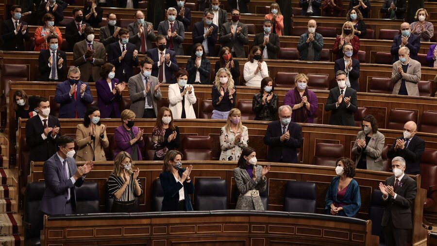 Spanisches Parlament / © Eduardo Parra/EUROPA PRESS (dpa)