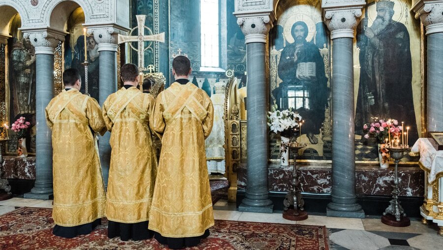orthodoxer Gottesdienst in Kiew / © Andrey Lomakin (KNA)