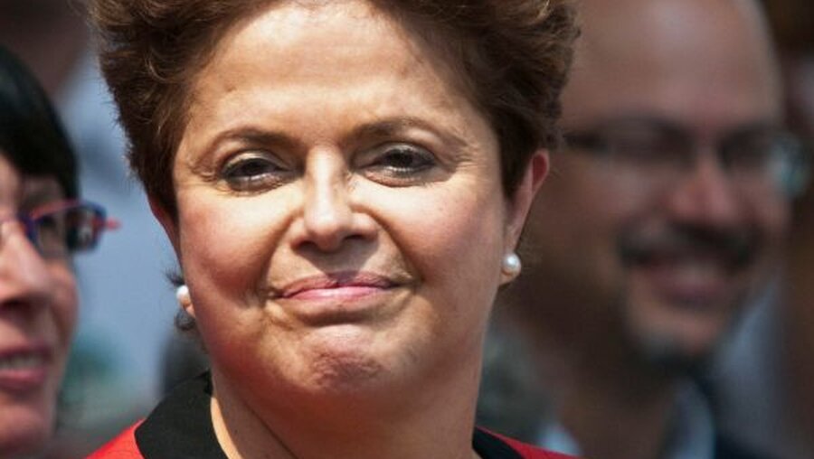 Brasiliens Präsidentin Dilma Rousseff (KNA)